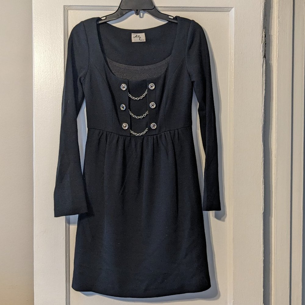 Milly of NY Sweater Dress with Button Detail Size 6-8
